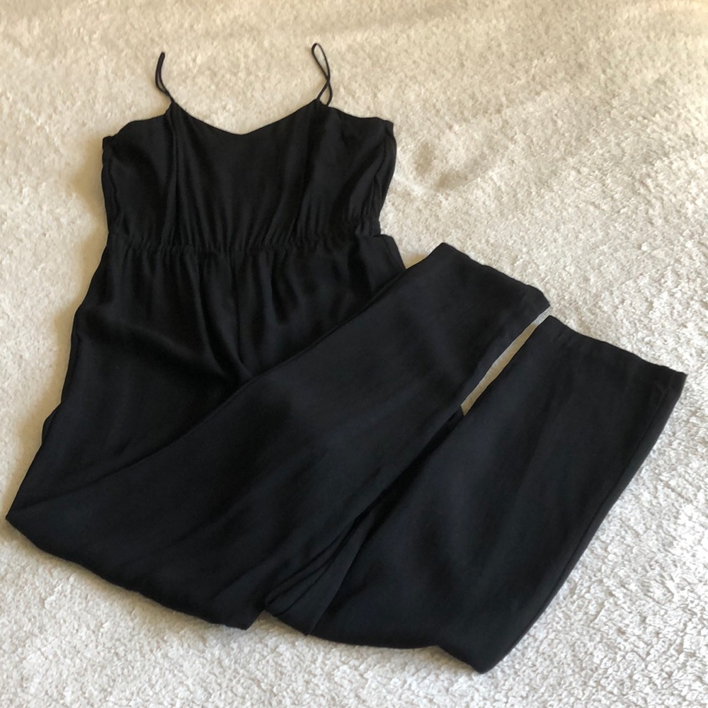 Topshop Black Jumpsuit (Size 6)